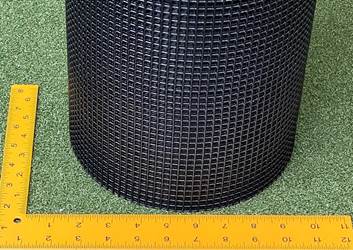 Critterfence Black Steel 1/4 Inch Square Grid 2 x 50 Critterfence Black Steel 1/4 Inch Square Grid 2 x 50 Hardware Cloth